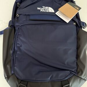 The North Face Router Dark Blue and Black Backpack